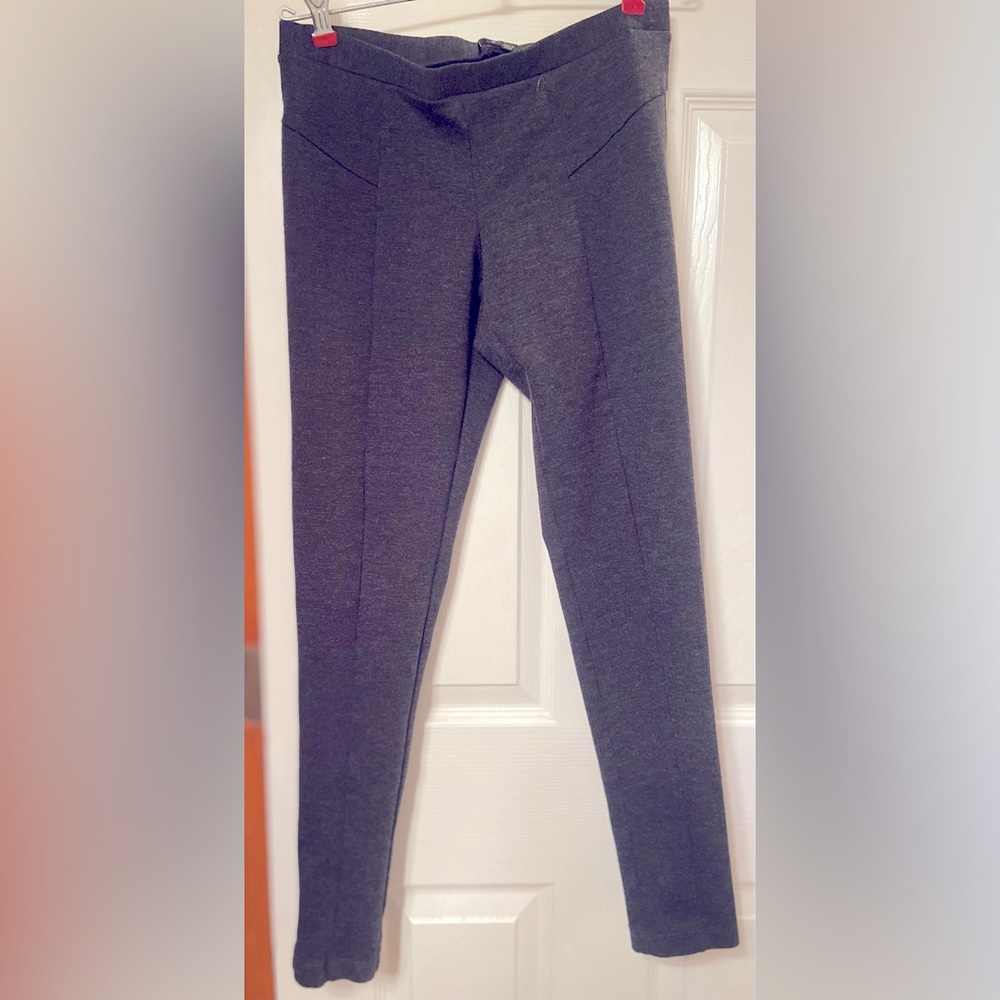 Theory Stretch Pants in Charcoal Gray Size S
